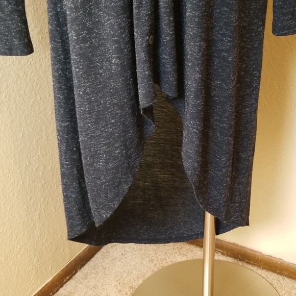 Soft Surroundings Asymmetric Button Front Cardigan - Picture 3 of 8